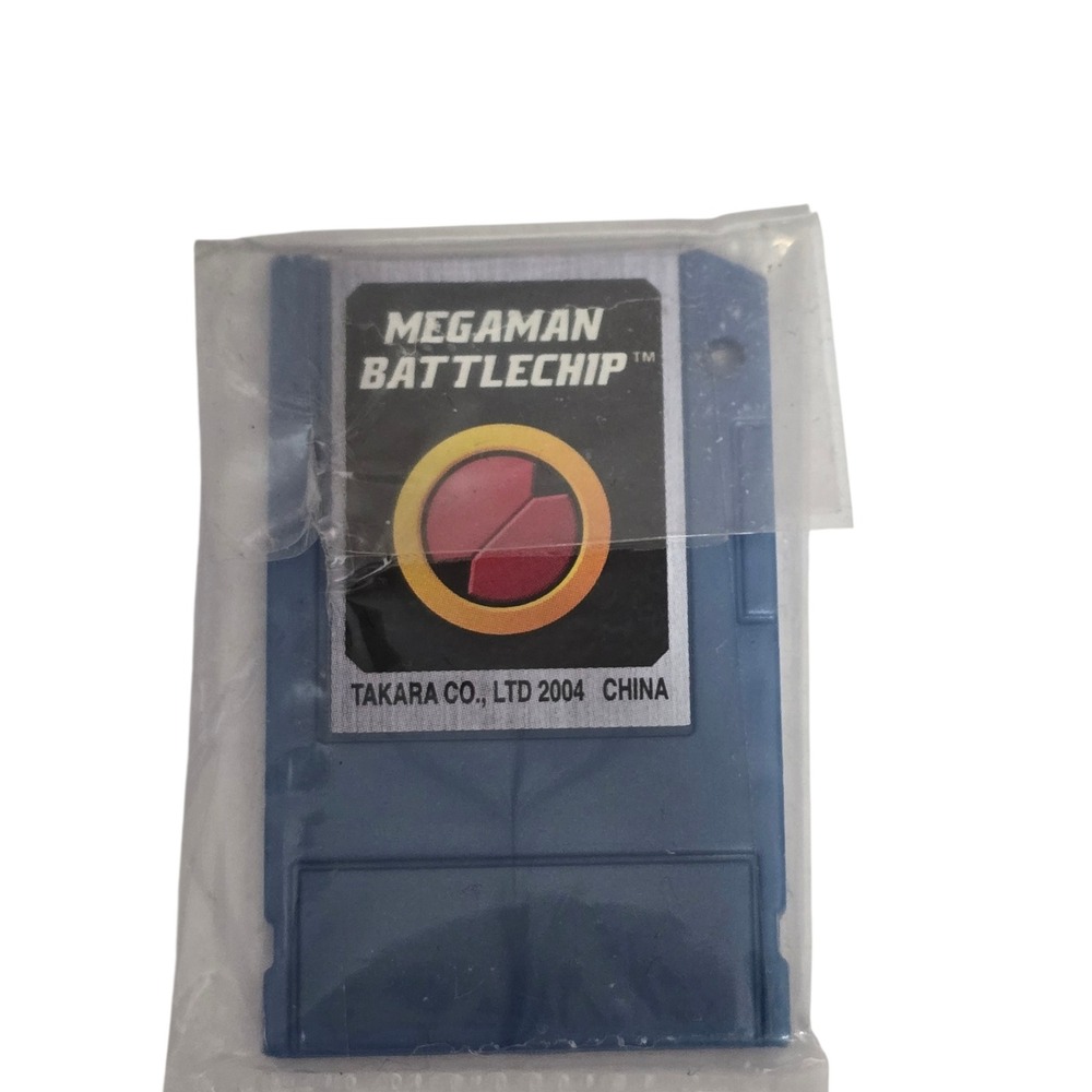 Takara Megaman Battlechip 168 CP 5 Blue 2004‎ Rockman EXE PET Toy Accessory
